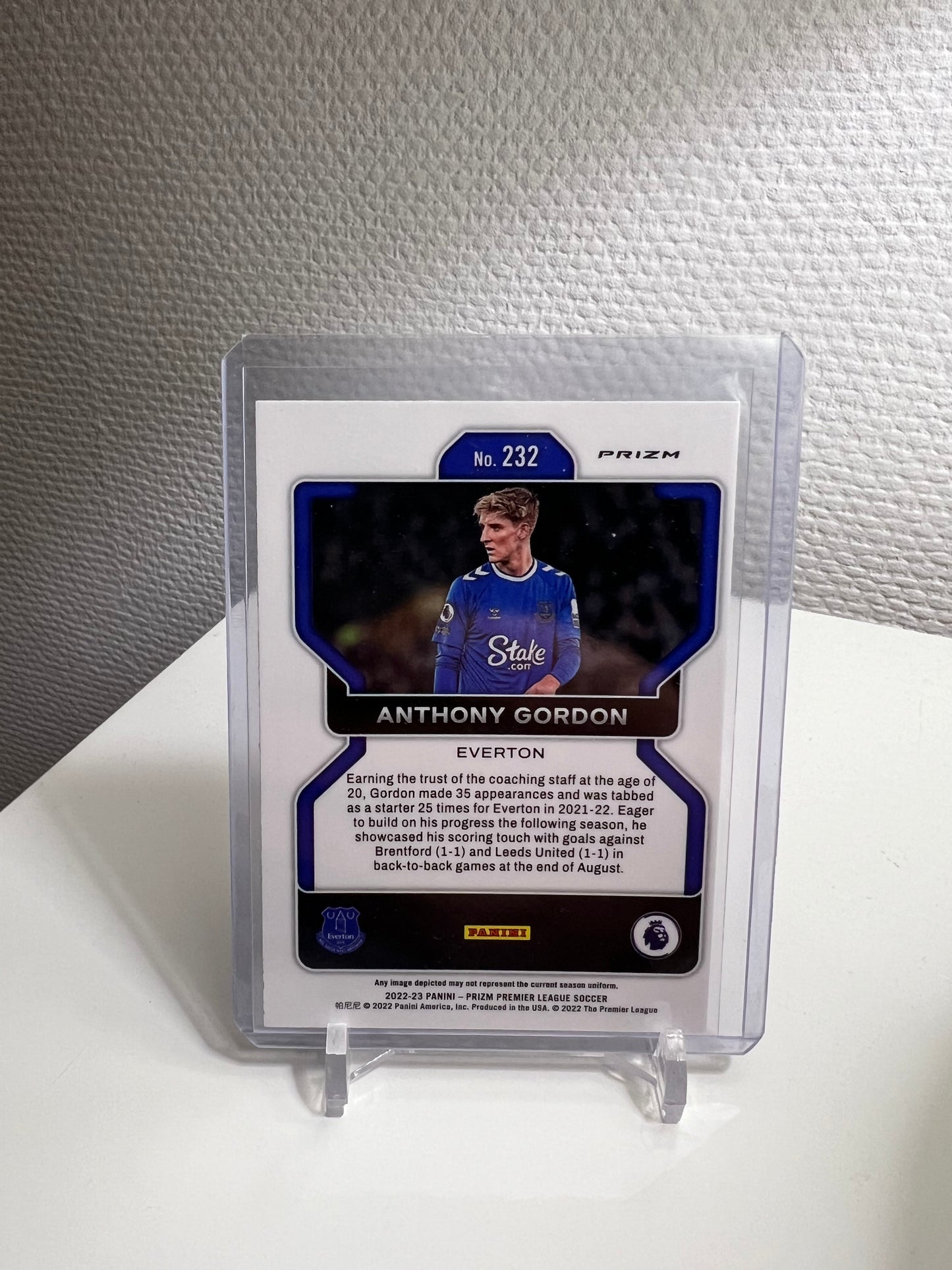 Prizm 22-23 - Anthony Gordon Holo - FC Everton