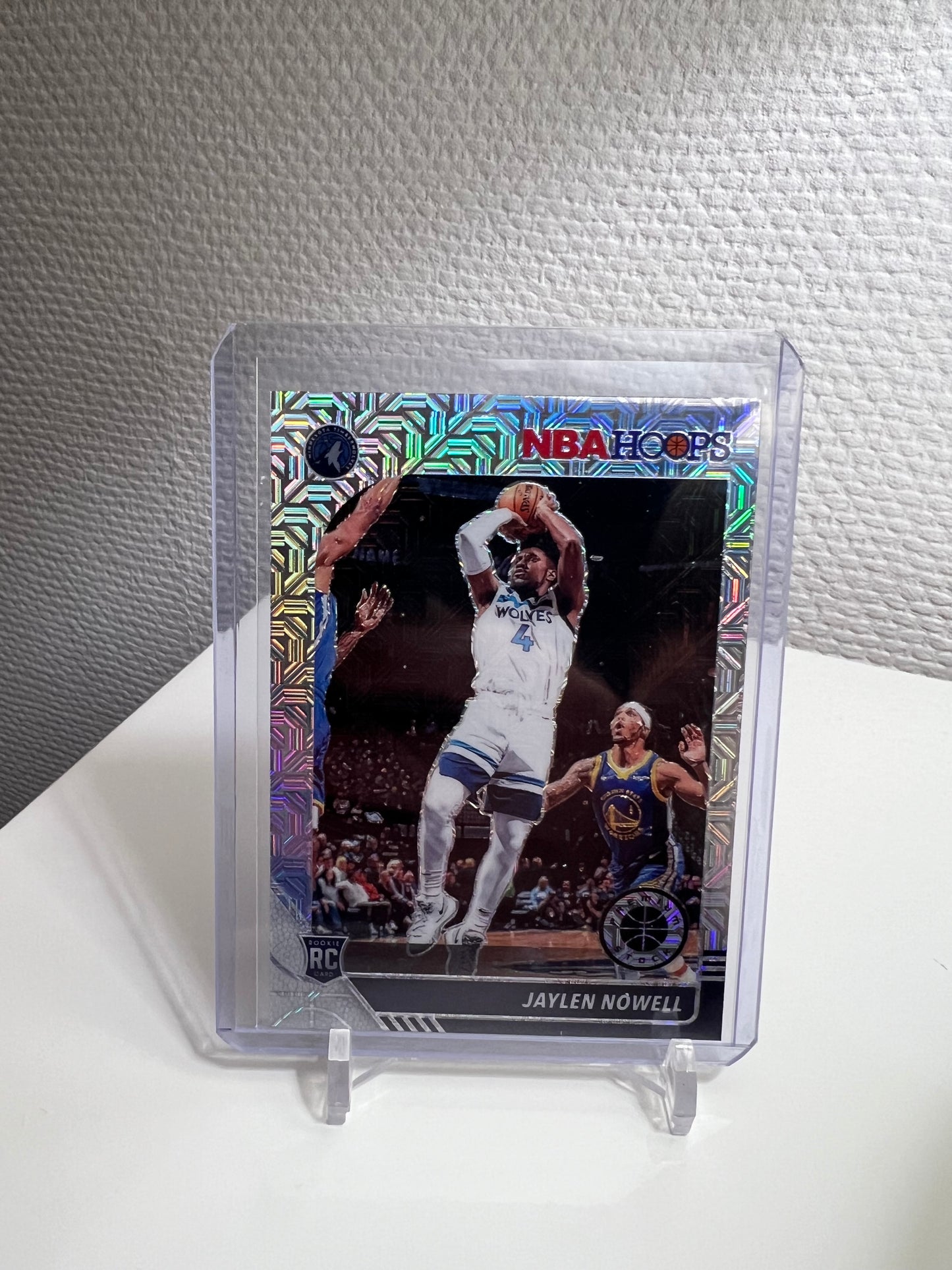 Hoops Premium Stock 19-20 - Jaylen Nowell Silver Mojo Prizm RC Card - Minesota Timberwolves