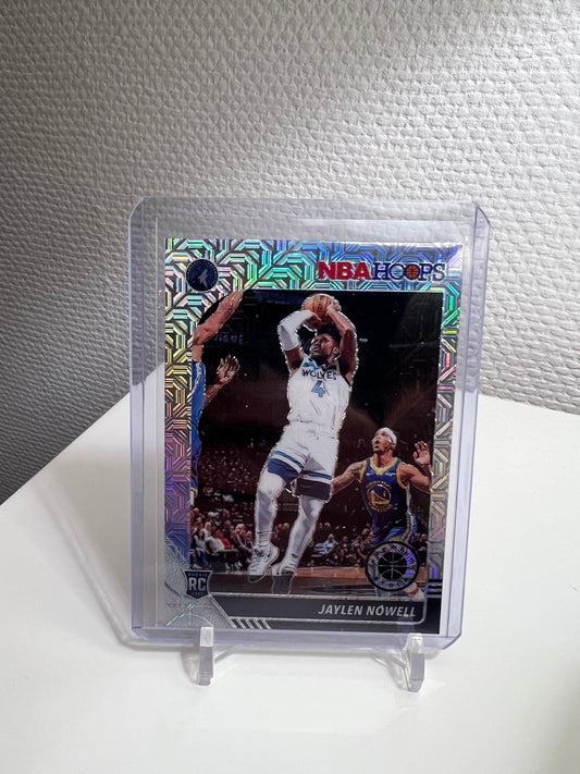 Hoops Premium Stock 19-20 - Jaylen Nowell Silver Mojo Prizm RC Card - Minesota Timberwolves
