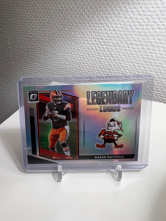 Donruss Optic 21 - Baker Mayfield Legendary Logos Silver Prizm - Cleveland Browns #LL-4