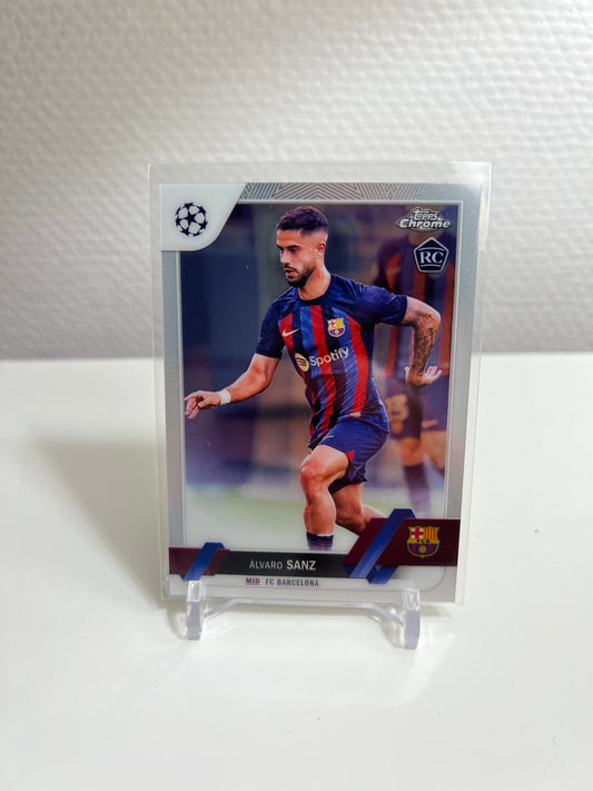 Chrome 22-23 - Alvaro Sanz RC Card - FC Barcelona