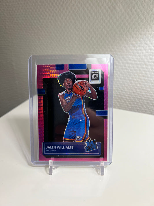 Donruss Optic 22-23 - Jalen Williams Hyper Pink Prizm Rated Rookie - Oklahoma City Thunder