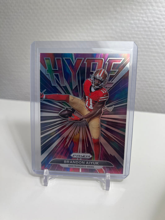 Prizm 21 - Brandon Aiyuk Hype - San Francisco 49ers #H-8