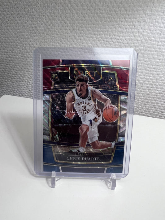 Select 21-22 - Chris Duarte Concourse Tri-Color Wave RC Card - Indiana Pacers