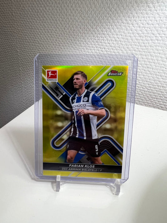 Finest 21-22 - Fabian Klos Yellow /350 - DSC Arminia Bielefeld