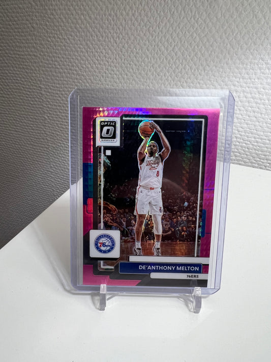 Donruss Optic 22-23 - De Anthony Melton Hyper Pink Prizm - Philadelphia 76ers