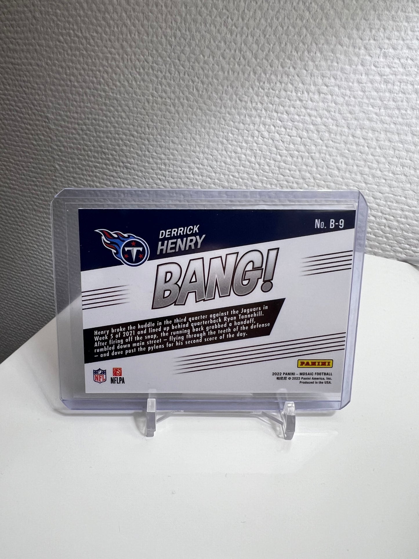 Mosaic 22 - Derrick Henry BANG! - Tennessee Titans #B-9