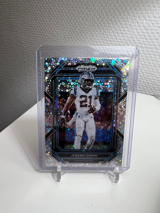 Prizm 22 - Jeremy Chinn Silver Disco Holo - Carolina Panthers