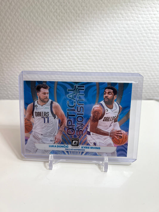 Donruss Optic 22-23 - Luka Doncic Kyrie Irving Optical Illusions - Dallas Mavericks