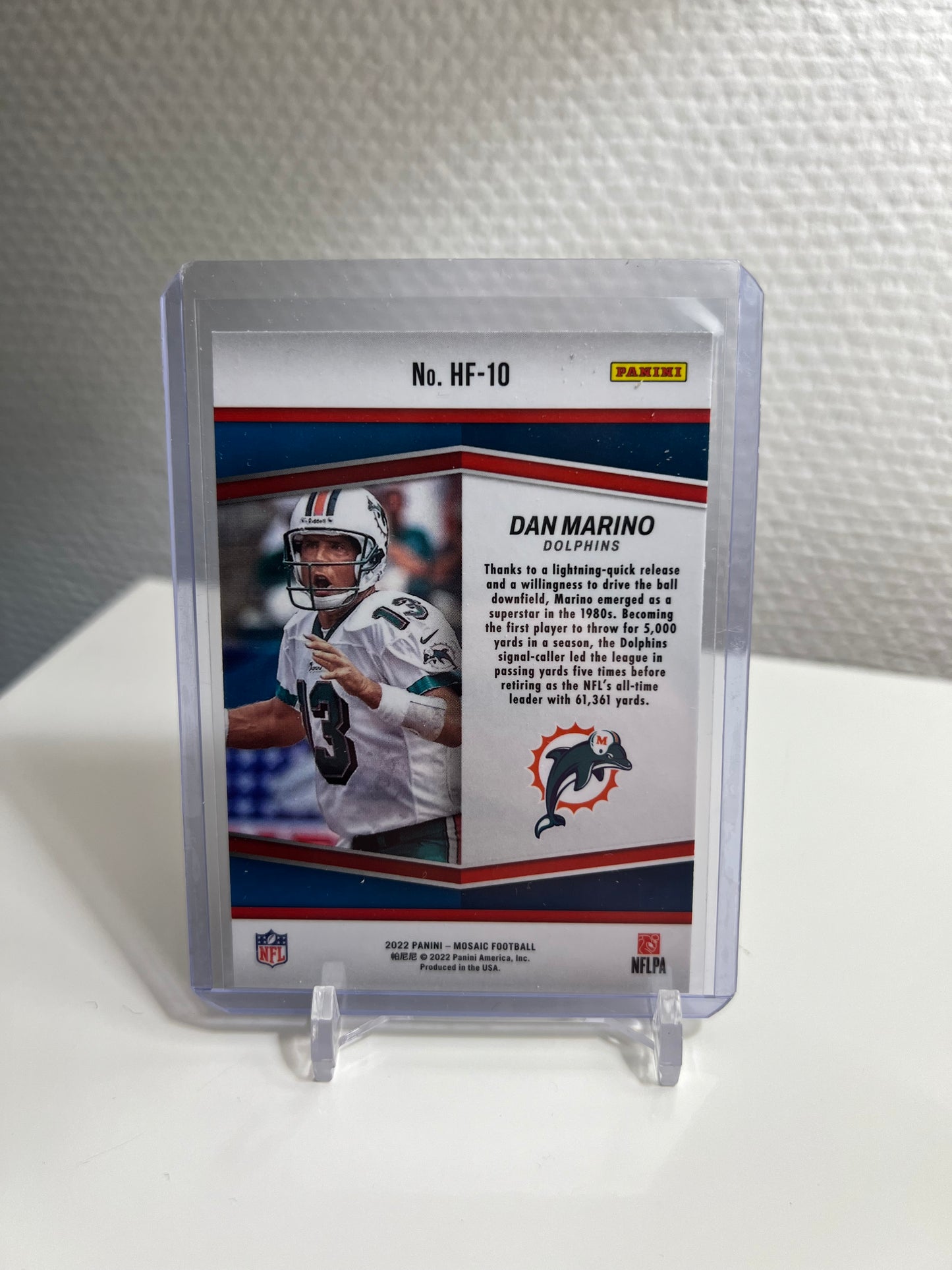 Mosaic 22 - Dan Marino Holofame - Miami Dolphins #HF-10