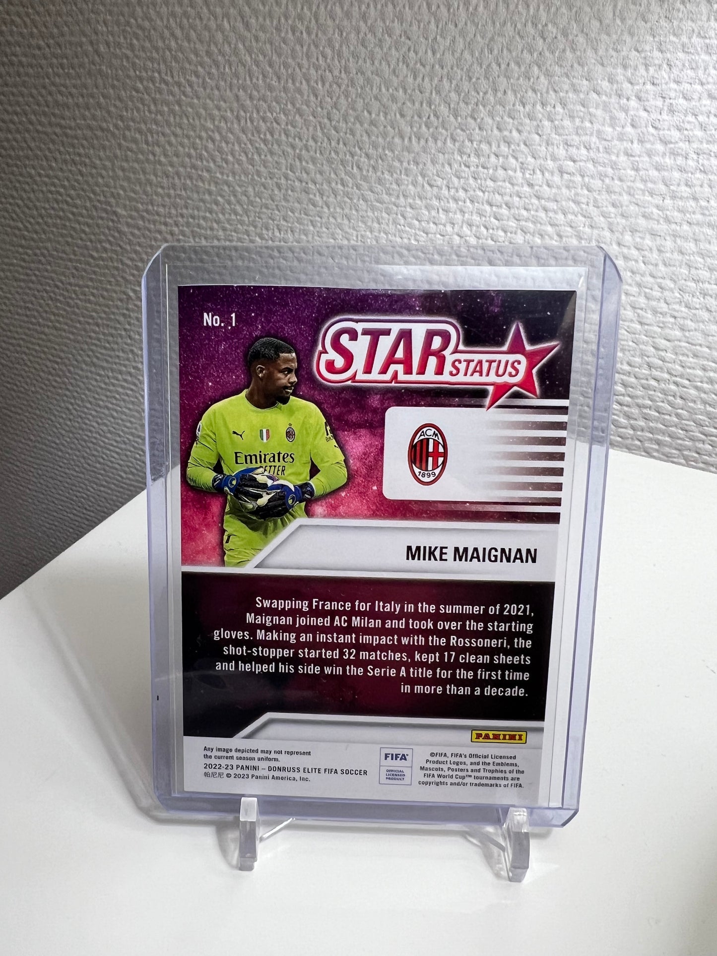 Donruss Elite 22-23 - Mike Maignan Star Staus - AC Mailand