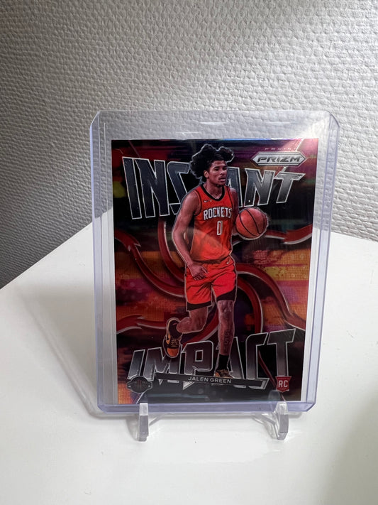 Prizm 21-22 - Jalen Green Instant Impact RC Card - Houston Rockets