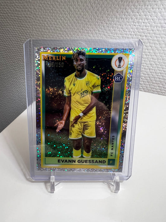 Merlin 22-23 - Evann Guessand Speckle /150 RC Card - FC Nantes