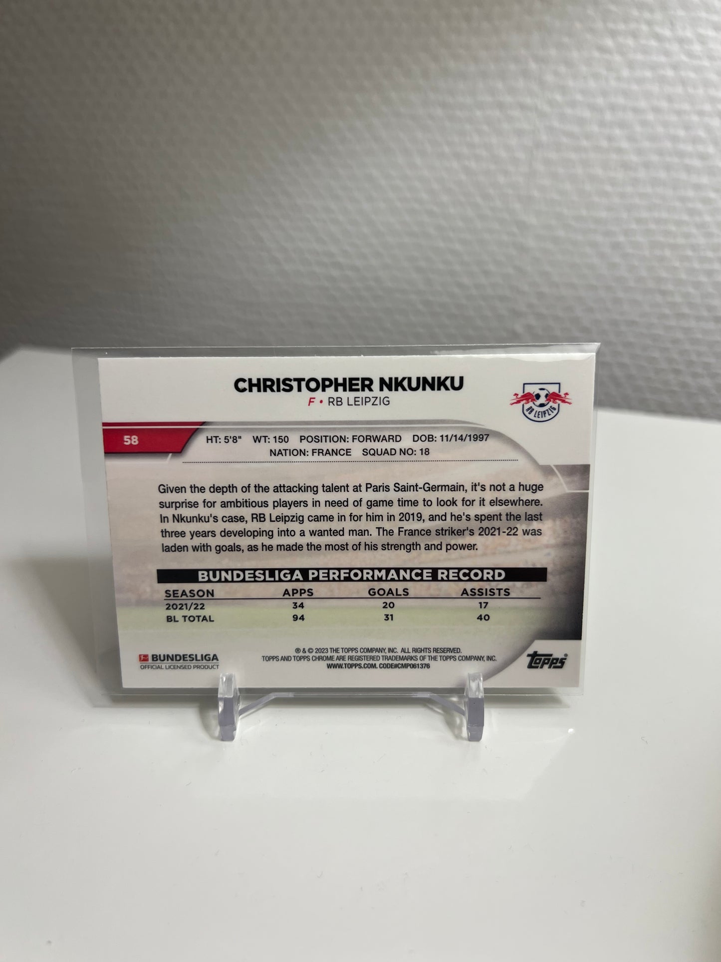 Chrome 22-23 - Christopher Nkunku - RB Leipzig