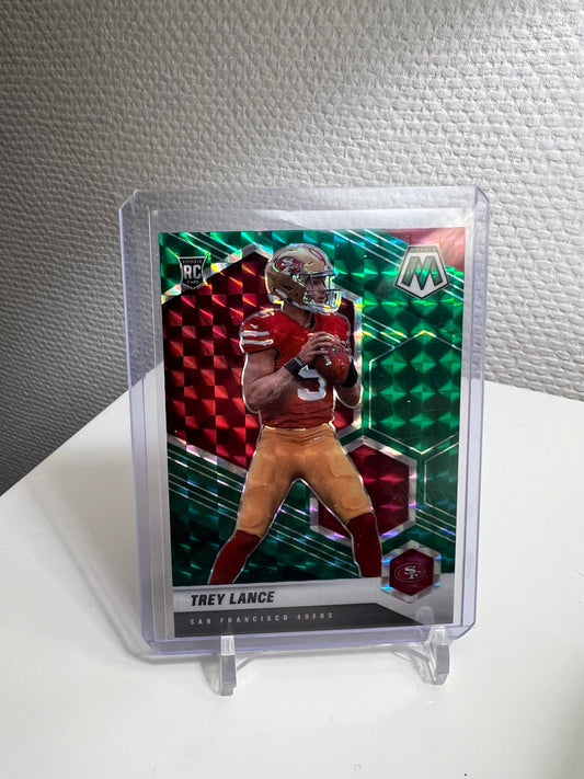 Mosaic 21 - Trey Lance Green Prizm RC Card - San Francisco 49ers