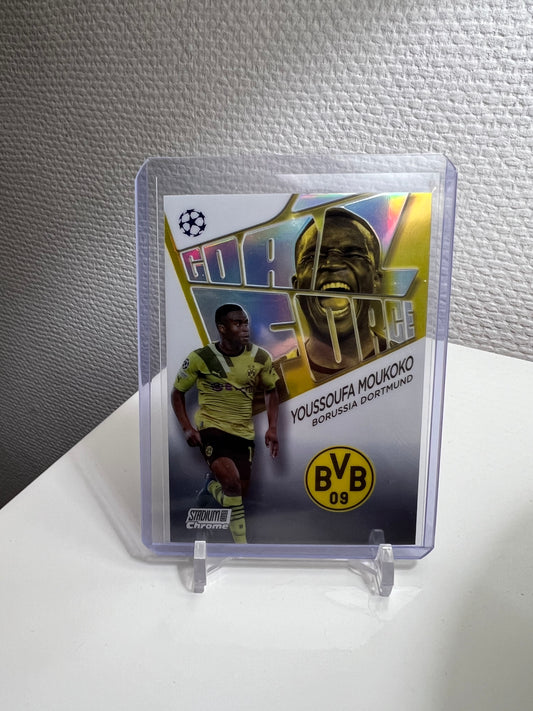 Stadium Club Chrome 22-23 - Youssoufa Moukoko Goal Force - Borussia Dortmund #GF-YM