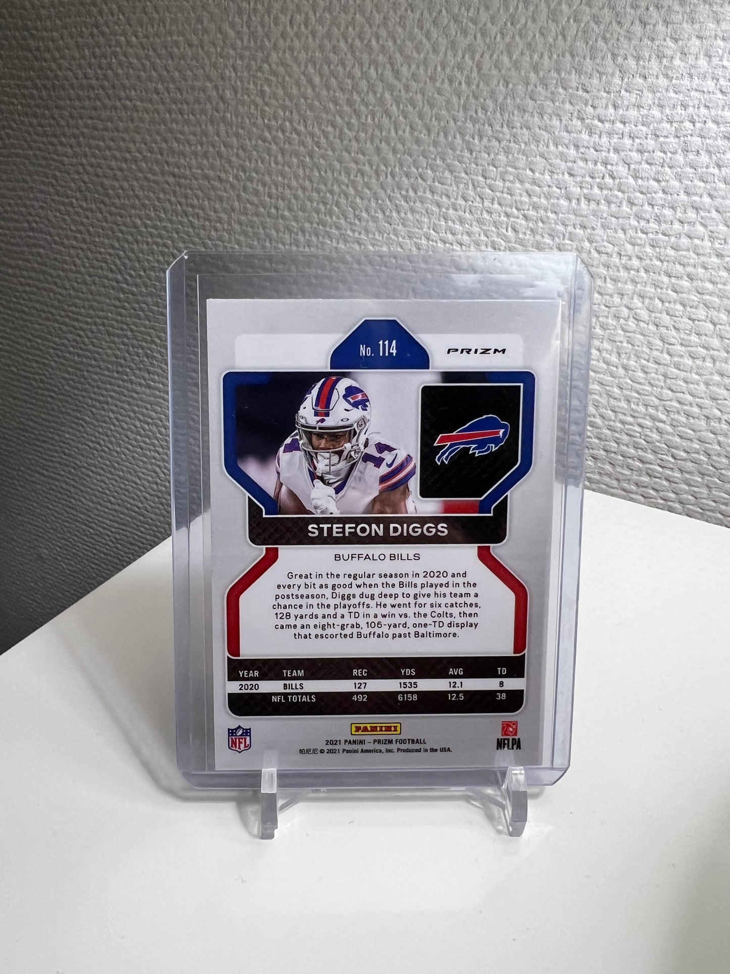 Prizm 21 - Stefon Diggs Green - Buffalo Bills