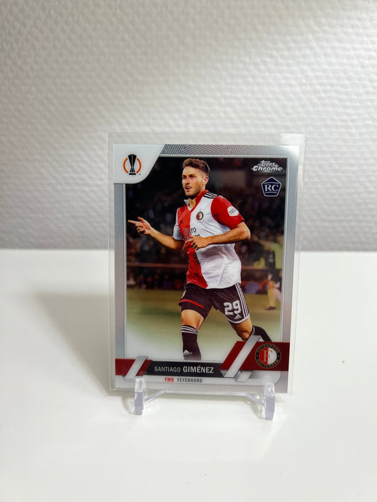 Chrome 22-23 - Santiago Gimenez RC Card - Feyenoord Rotterdam