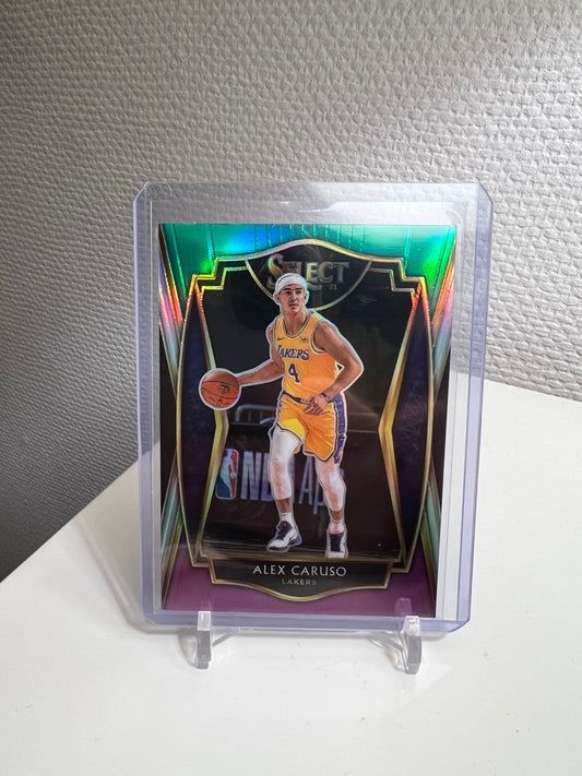 Select 20-21 - Alex Caruso Tri-Color Prizm - Los Angeles Lackers