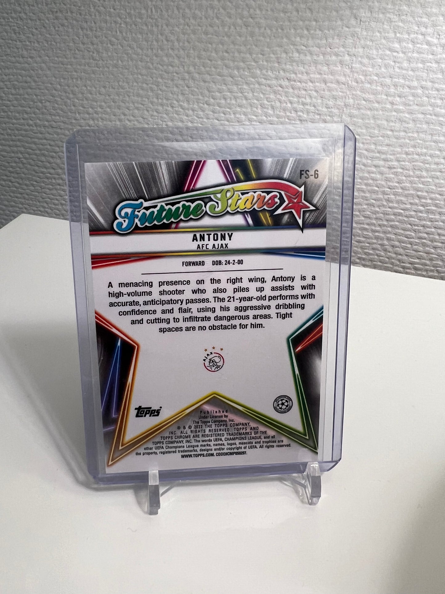 Chrome 21-22 - Antony Future Stars - Ajax Amsterdam #FS-6