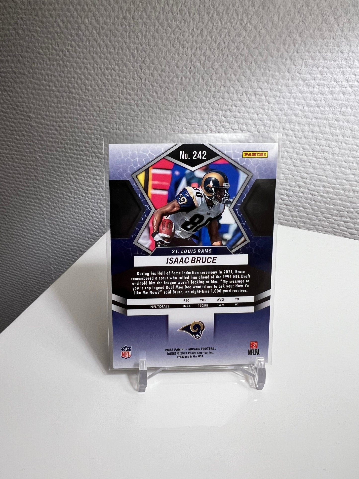 Mosaic 22 - Isaac Bruce - St. Louis Rams