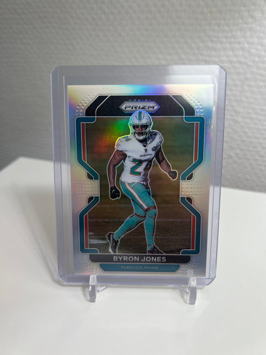 Prizm 21 - Byron Jones Silver Prizm - Miami Dolphins