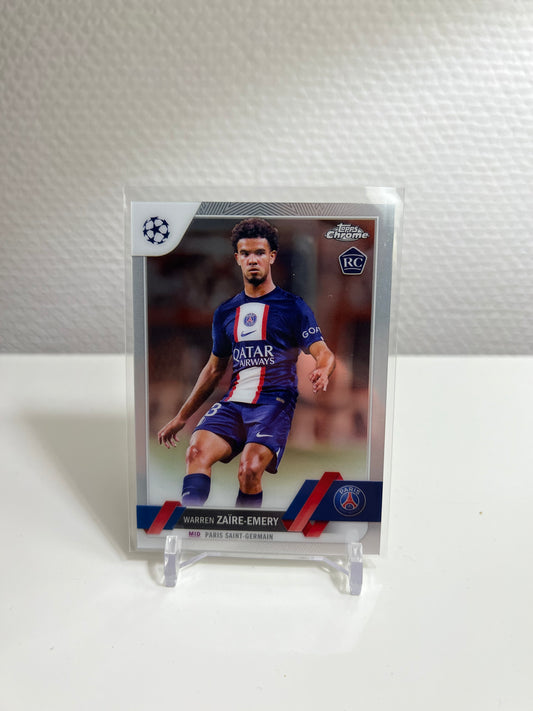 Chrome 22-23 - Warren Zaire-Emery RC Card - Paris Saint-Germain