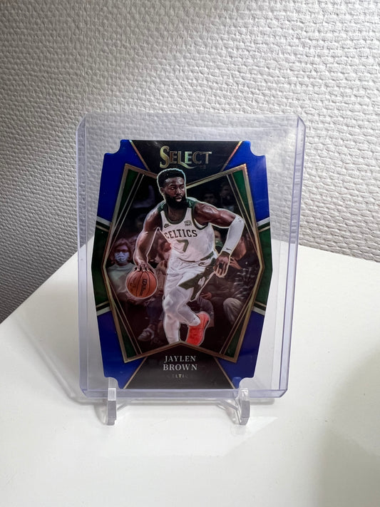 Select 21-22 - Jaylen Brown Die-Cut Blue /249 - Boston Celtics