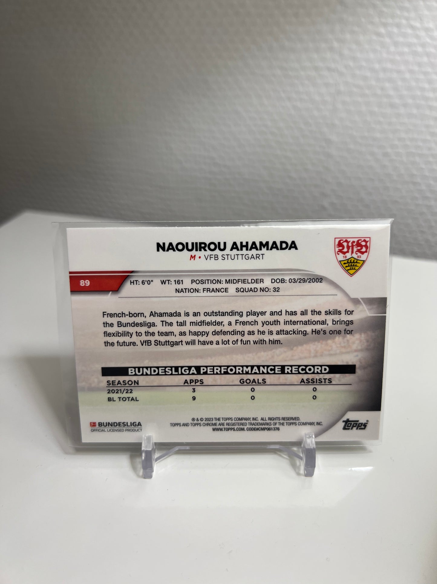 Chrome 22-23 - Naouirou Ahamada - VfB Stuttgart