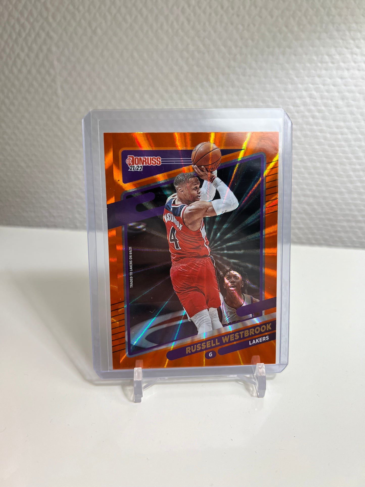 Donruss 21-22 - Russell Westbrook Orange Laser - Los Angeles Lakers