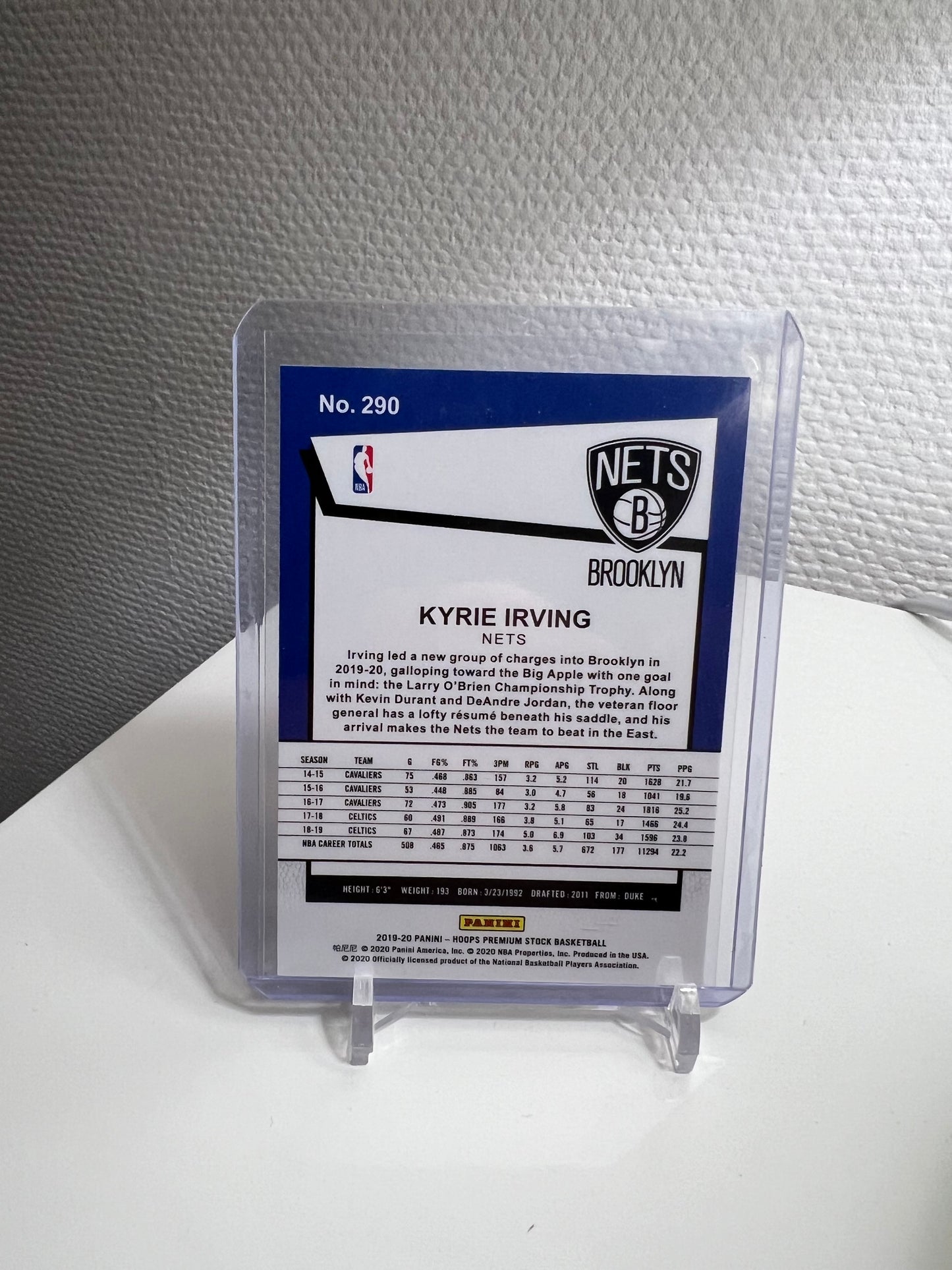 Hoops Premium Stock 19-20 - Kyrie Irving Tribute - Brooklyn Nets