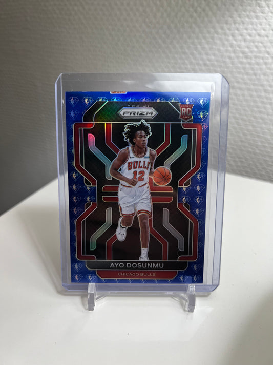 Prizm 21-22 - Ayo Dosunmu 75th Anniversary Prizm RC Card - Chicago Bulls