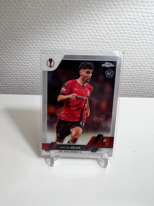 Chrome 22-23 - Matthis Abline RC Card - Stade Rennais