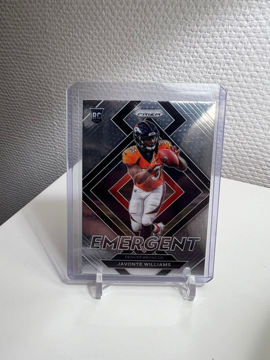 Prizm 21 - Javonte Williams Emergent RC Card - Denver Broncos #E-15