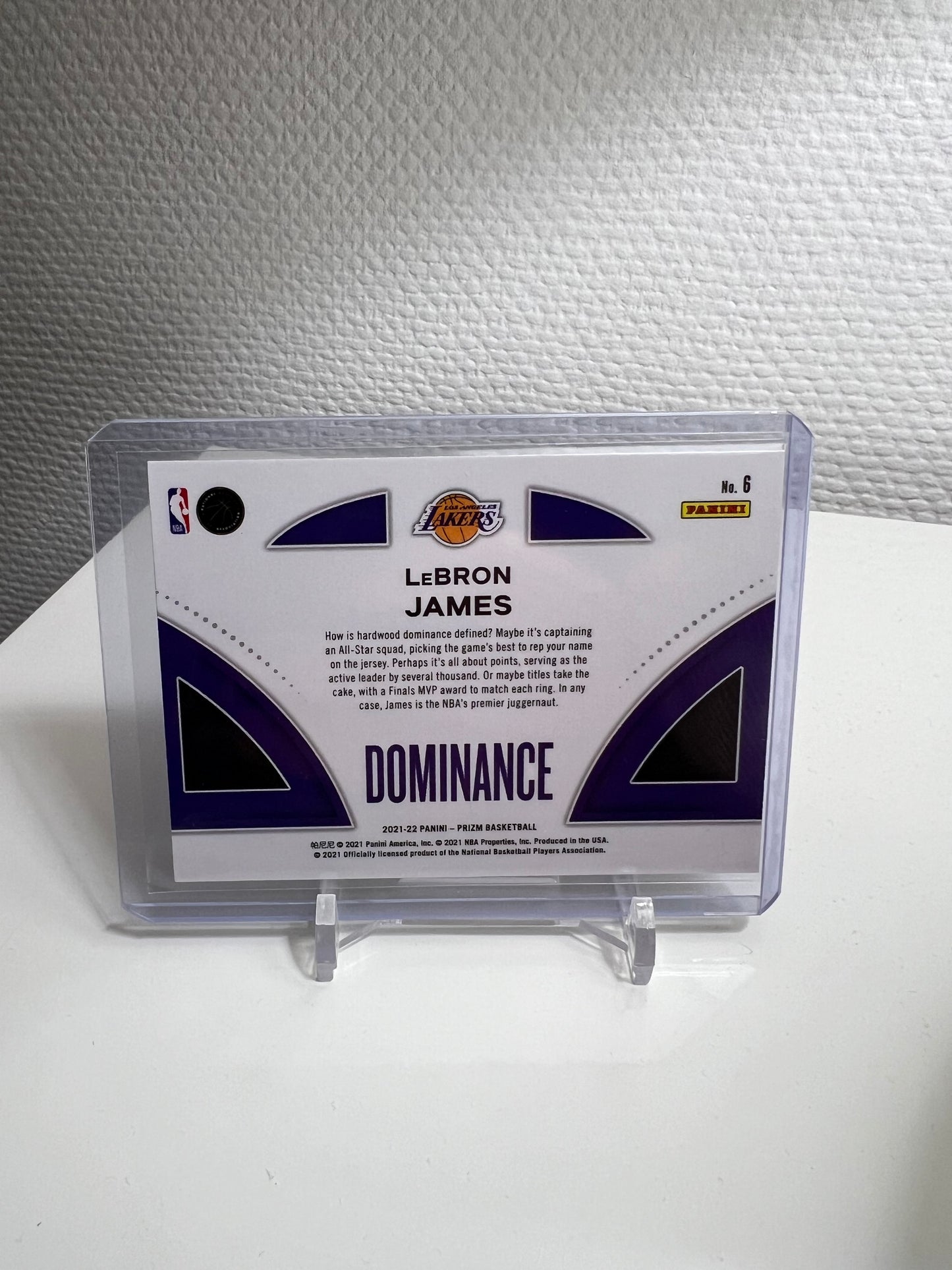 Prizm 21-22 - LeBron James Dominance - Los Angeles Lakers