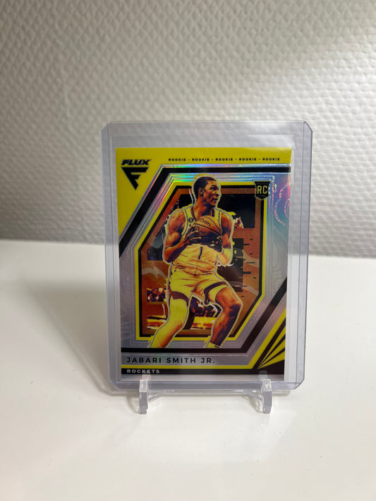 Flux 22-23 - Jabari Smith Jr. Silver Prizm RC Card - Houston Rockets