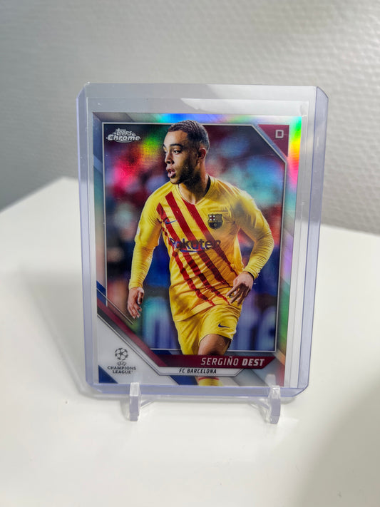 Chrome 21-22 - Sergino Dest Refractor - FC Barcelona
