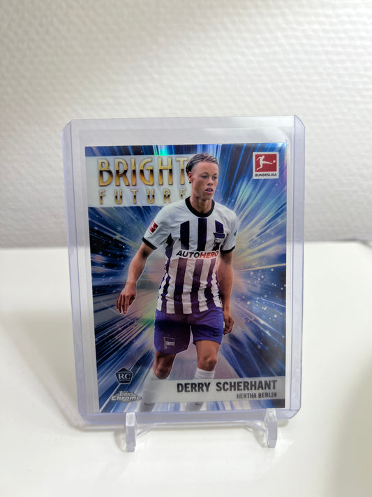 Chrome 22-23 - Derry Scherhant Bright Future RC Card - Hertha BSC Berlin