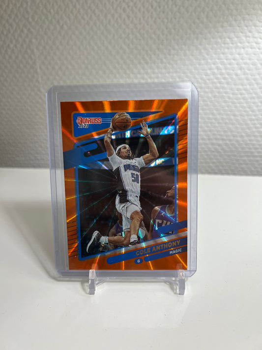 Donruss 21-22 - Cole Anthony Orange Laser - Orlando Magic