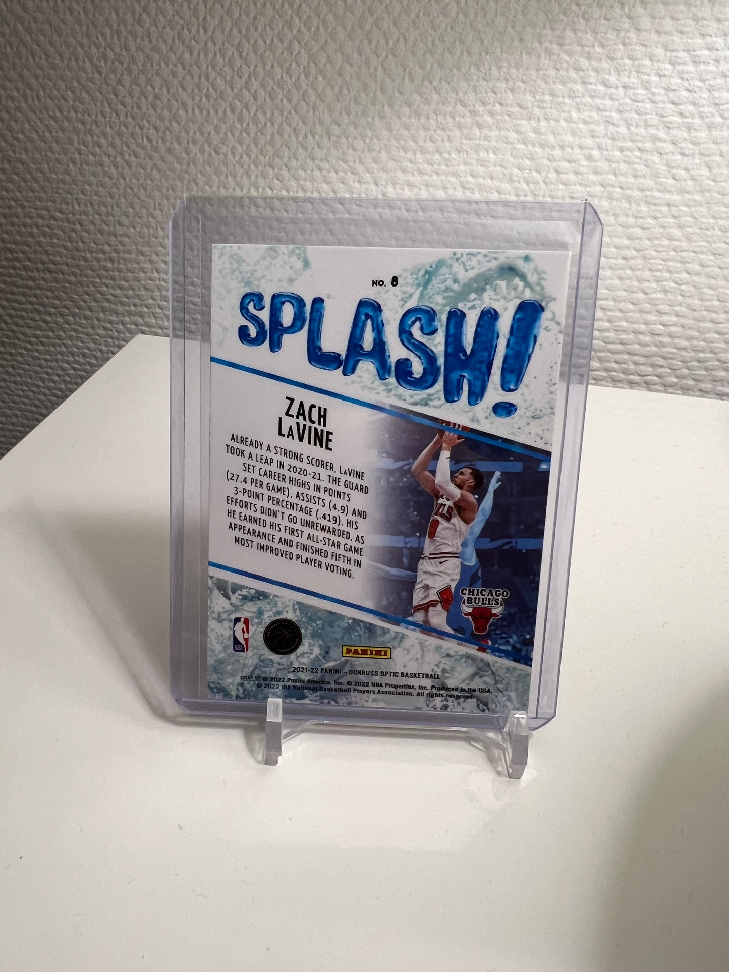 Donruss Optic 21-22 - Zach LaVine Splash ! - Chicago Bulls