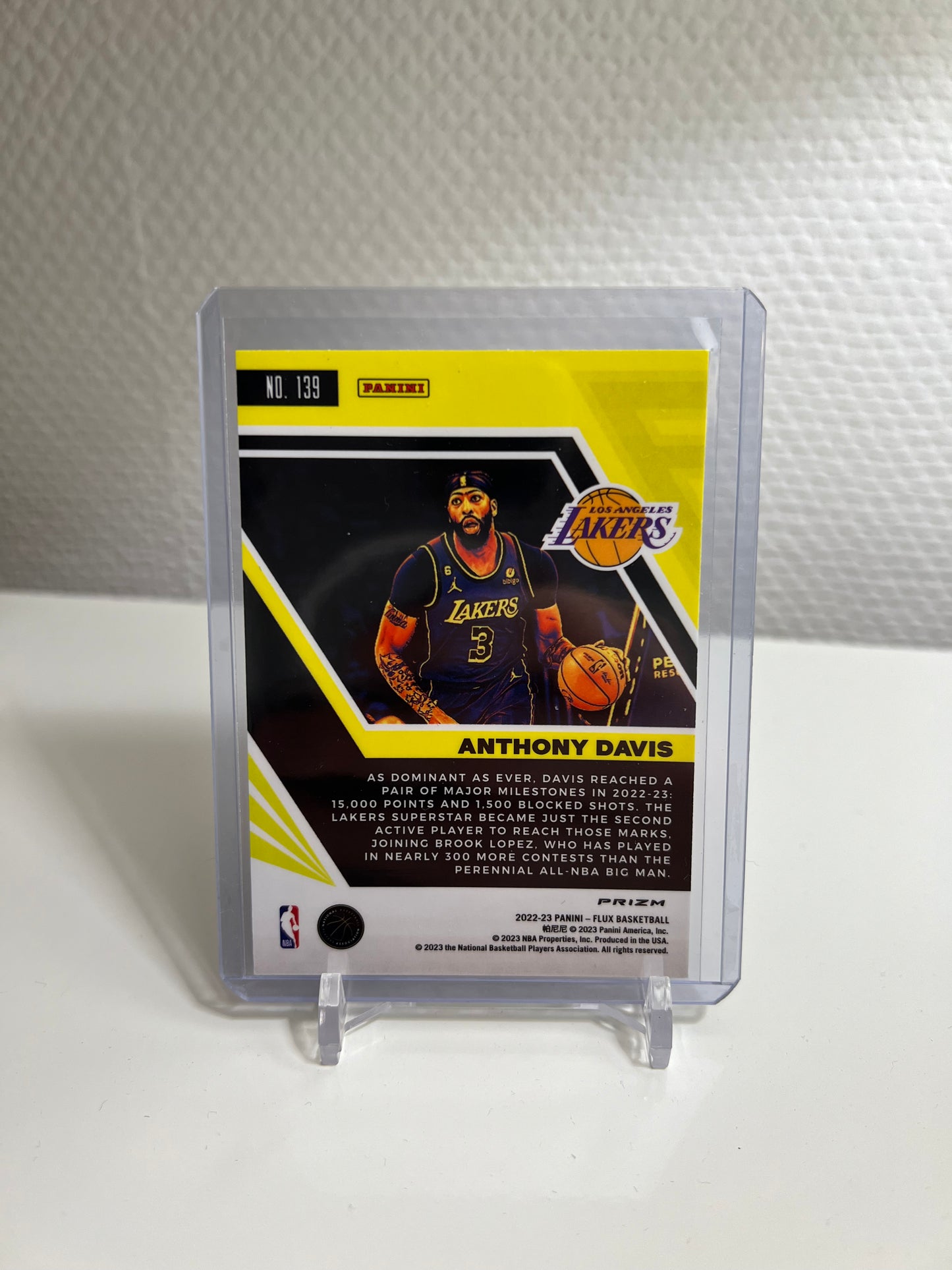 Flux 22-23 - Anthony Davis Silver Prizm - Los Angeles Lakers