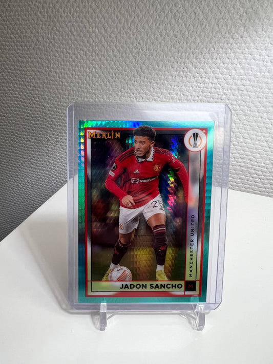 Merlin Chrome 22-23 - Jadon Sancho Aqua Prism - Manchester United