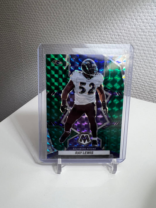 Mosaic 22 - Ray Lewis Green Prizm - Baltimore Ravens