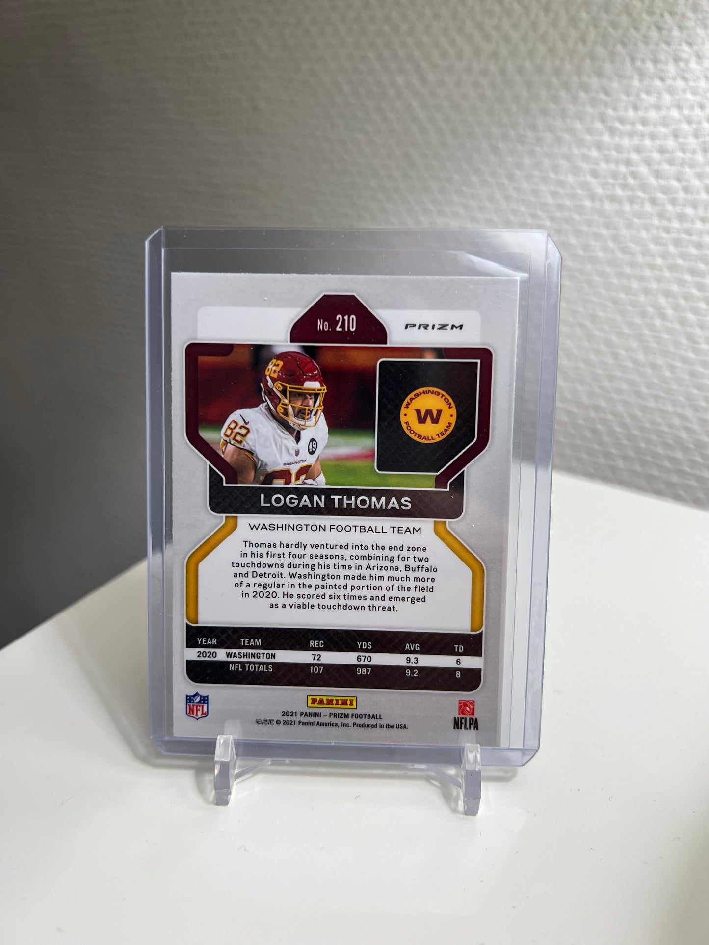 Prizm 21 - Logan Thomas Green - Washington Football Team