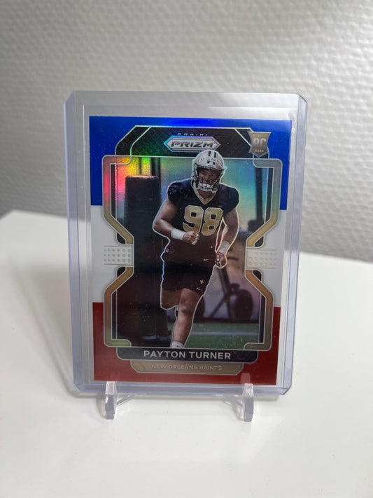 Prizm 21 - Payton Turner RC Card - New Orleans Saints