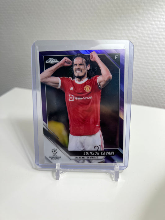 Chrome 21-22 - Edinson Cavani Purple /250 - Manchester United