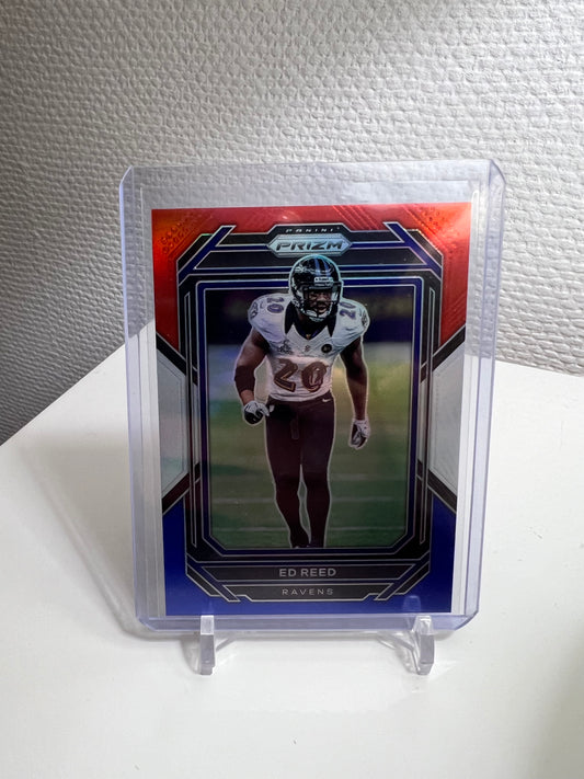 Panini Prizm 22 - Ed Reed Tri-Color - Baltimore Ravens