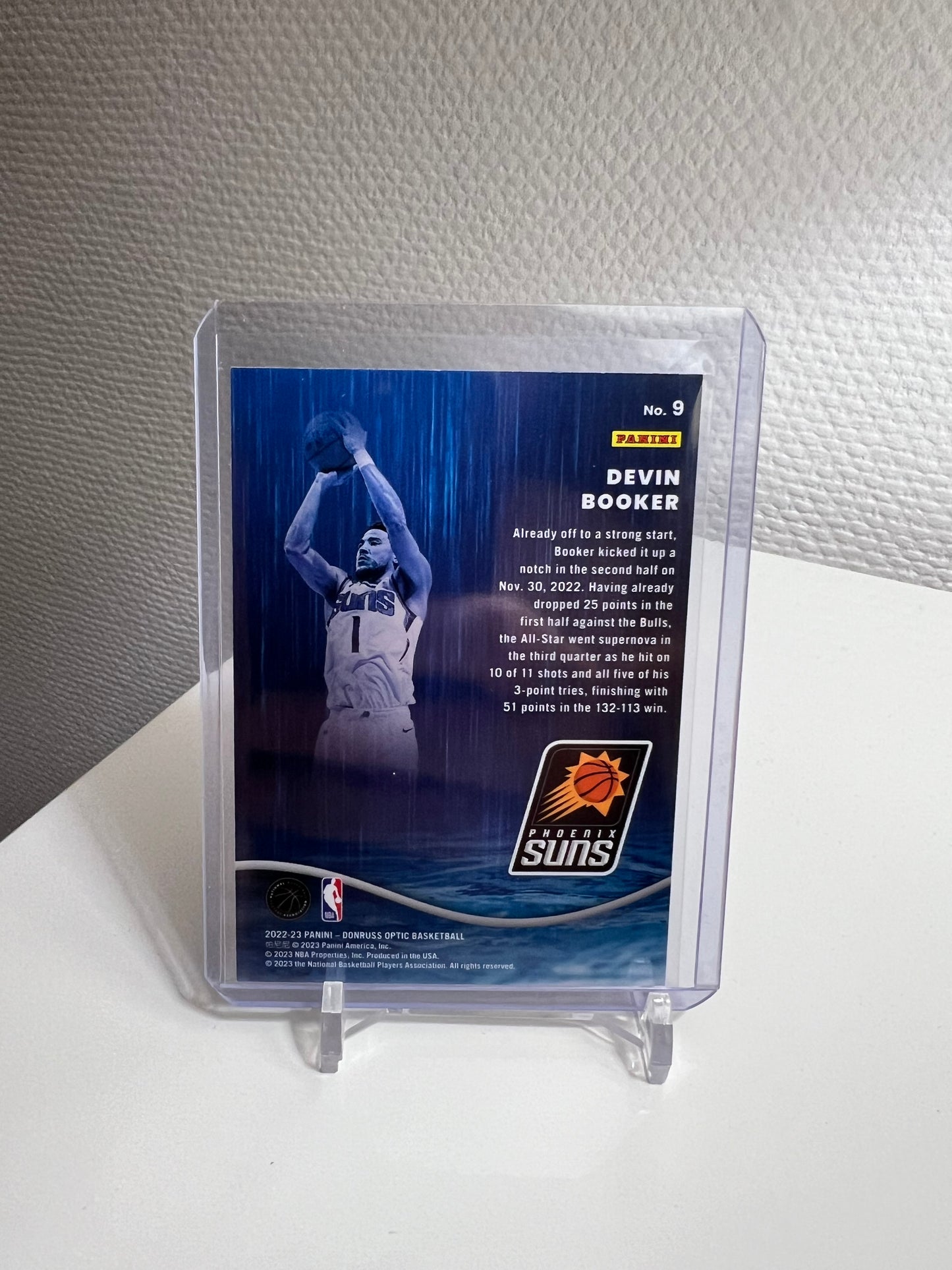 Donruss Optic 22-23 - Devin Booker Raining 3s - Phnoenix Suns