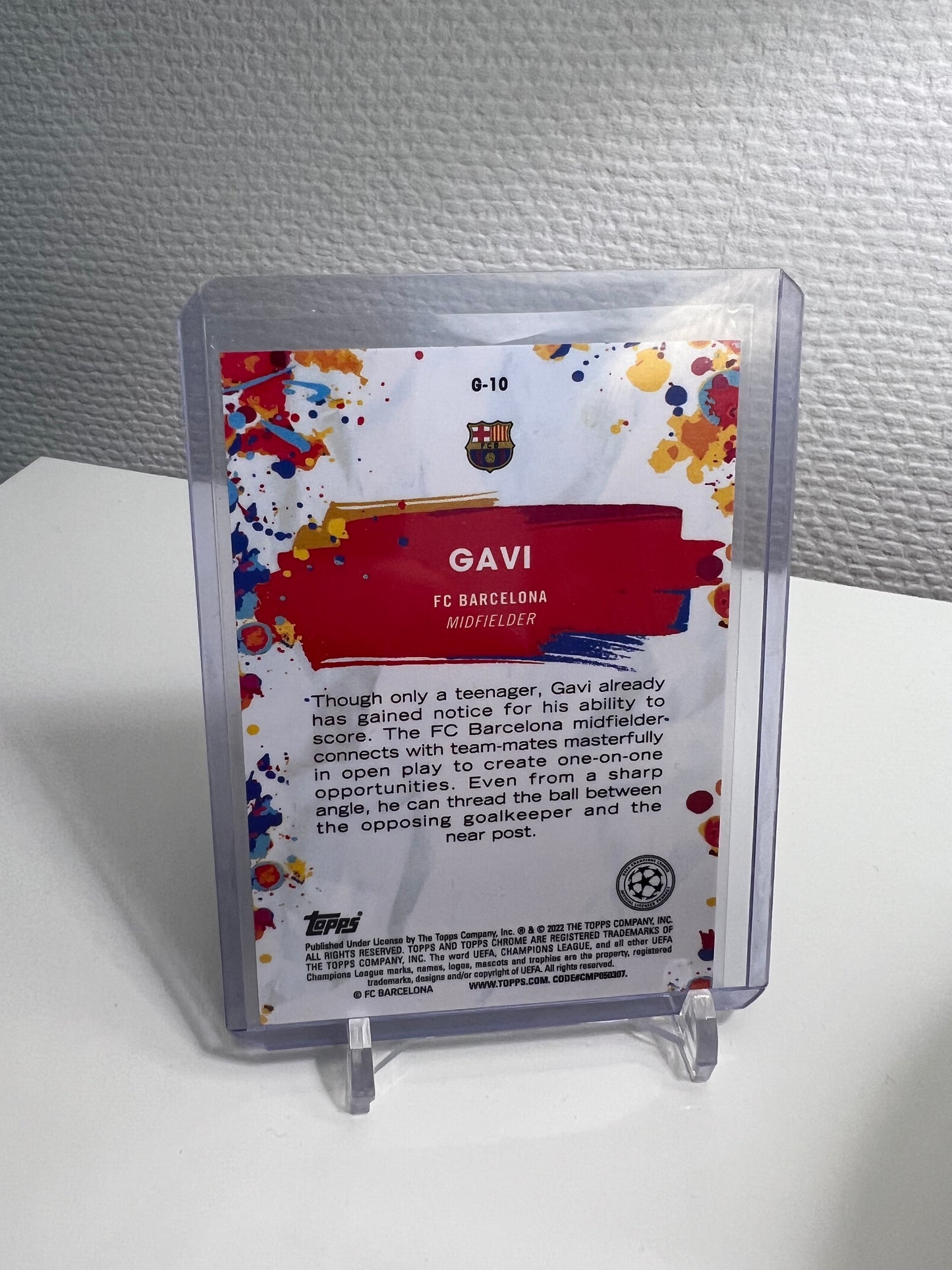 Chrome 21-22 - Gavi RC Card Golazo - FC Barcelona #G-10