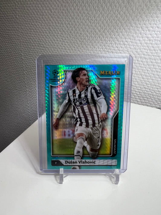 Merlin 21-22 - Dusan Vlahovic Aqua Prism - Juventus Turin